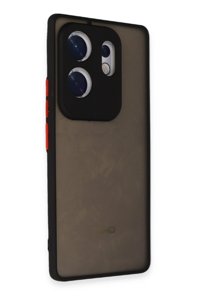 Newface İnfinix Zero 30 4G Kılıf Montreal Silikon Kapak - Siyah resmi