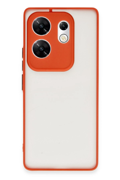Newface İnfinix Zero 30 4G Kılıf Montreal Silikon Kapak - Kırmızı resmi
