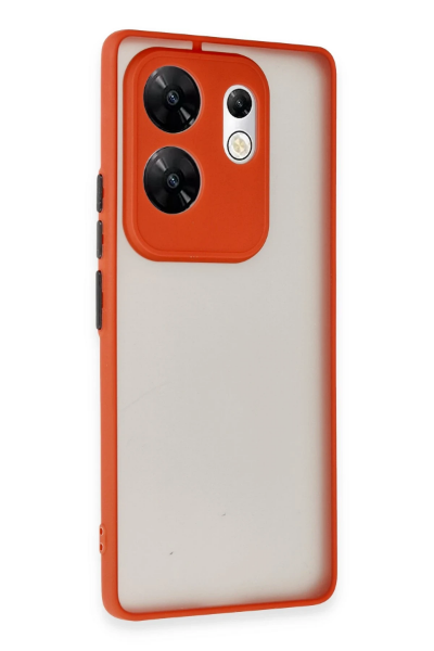Newface İnfinix Zero 30 4G Kılıf Montreal Silikon Kapak - Kırmızı resmi