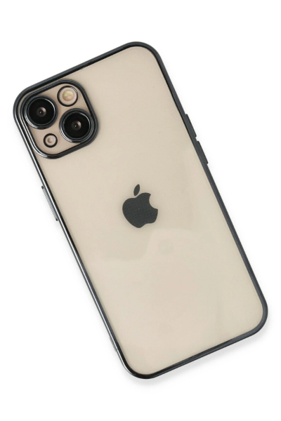 Newface iPhone 13 Kılıf Razer Lensli Silikon - Siyah resmi