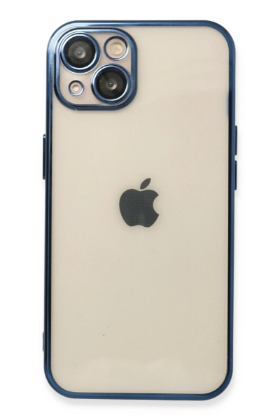 Newface iPhone 13 Kılıf Razer Lensli Silikon - Lacivert resmi