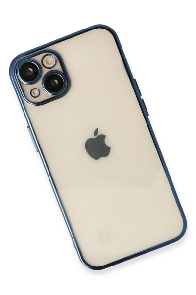 Newface iPhone 13 Kılıf Razer Lensli Silikon - Lacivert resmi