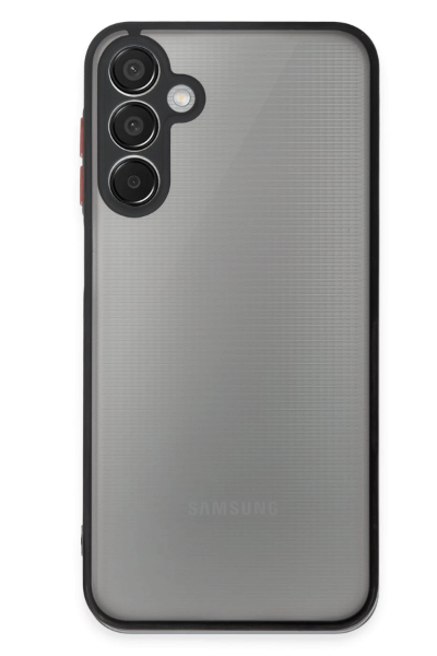 Newface Samsung Galaxy M15 Kılıf Montreal Silikon Kapak - Siyah resmi