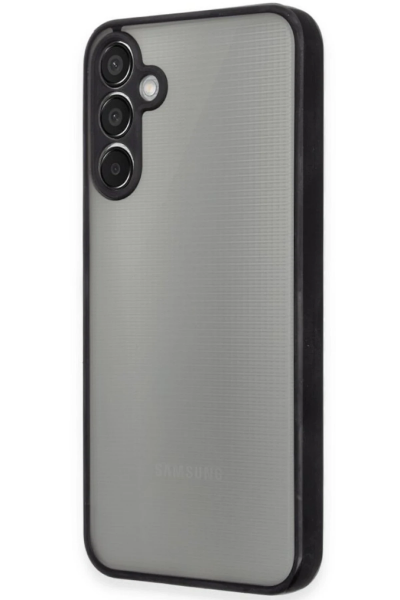 Newface Samsung Galaxy A16 5G Kılıf Montreal Silikon Kapak - Siyah resmi
