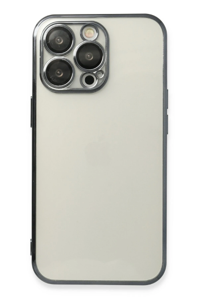 Newface iPhone 13 Pro Kılıf Razer Lensli Silikon - Siyah resmi