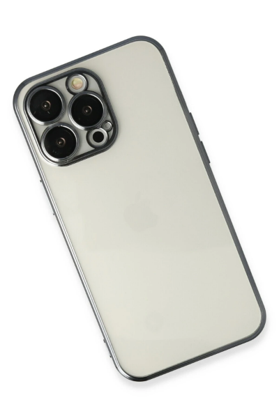 Newface iPhone 13 Pro Kılıf Razer Lensli Silikon - Siyah resmi