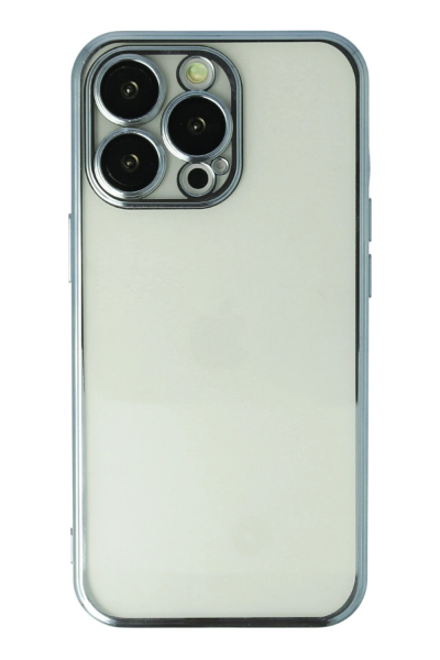 Newface iPhone 13 Pro Kılıf Razer Lensli Silikon - Lacivert resmi