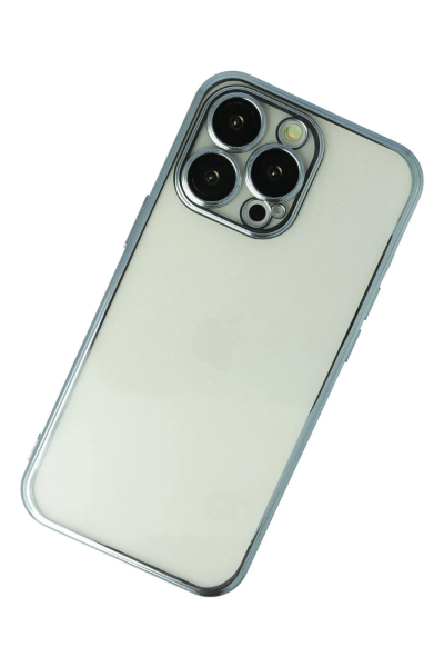 Newface iPhone 13 Pro Kılıf Razer Lensli Silikon - Lacivert resmi