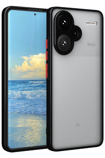 Newface Xiaomi Redmi Note 13 Pro Plus Kılıf Montreal Silikon Kapak - Siyah resmi