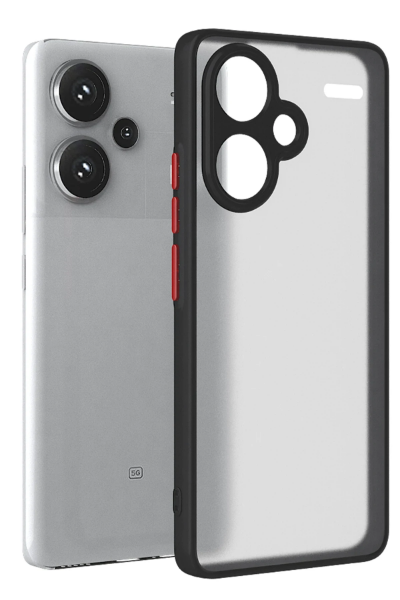 Newface Xiaomi Redmi Note 13 Pro Plus Kılıf Montreal Silikon Kapak - Siyah resmi