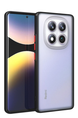 Newface Xiaomi Redmi Note 14 4G Kılıf Montreal Silikon Kapak - Siyah resmi