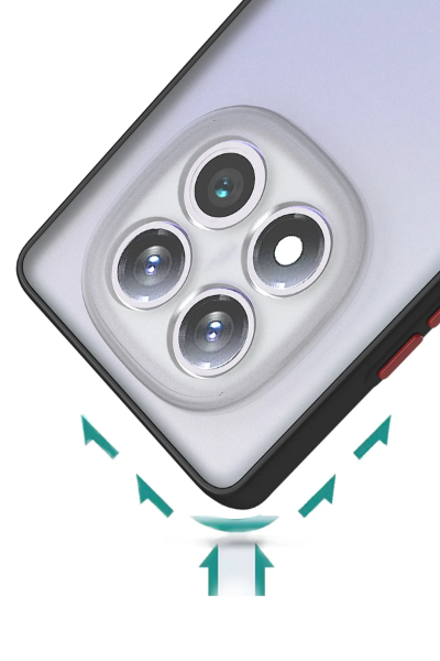 Newface Xiaomi Redmi Note 14 4G Kılıf Montreal Silikon Kapak - Siyah resmi