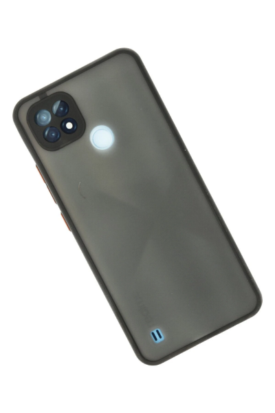 Newface Realme C21 Kılıf Montreal Silikon Kapak - Siyah resmi