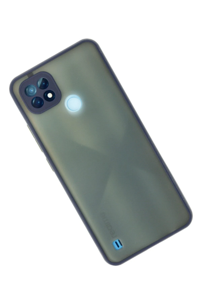 Newface Realme C21 Kılıf Montreal Silikon Kapak - Lacivert resmi