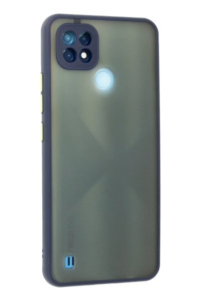 Newface Realme C21 Kılıf Montreal Silikon Kapak - Lacivert resmi