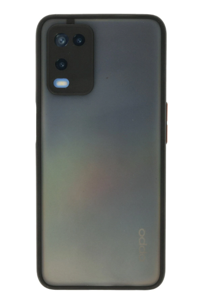Newface Oppo A54 4G Kılıf Montreal Silikon Kapak - Siyah resmi