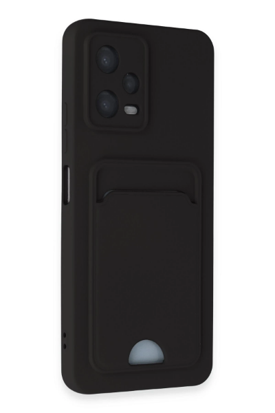 Newface Xiaomi Poco X5 5G Kılıf Kelvin Kartvizitli Silikon - Siyah resmi