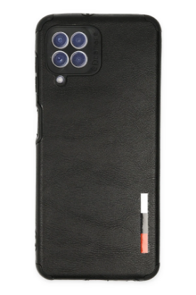 Newface Samsung Galaxy A22 Kılıf Loop Deri Silikon - Siyah resmi