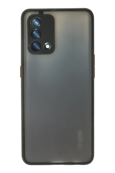 Newface Oppo A74 4G Kılıf Montreal Silikon Kapak - Siyah resmi