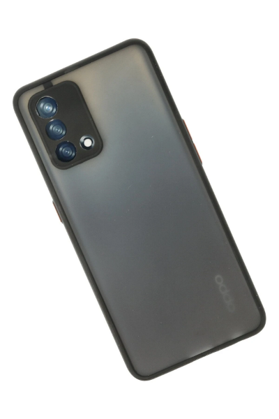 Newface Oppo A74 4G Kılıf Montreal Silikon Kapak - Siyah resmi