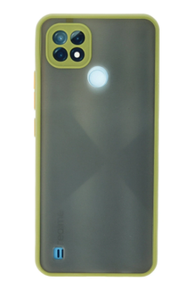 Newface Realme C21 Kılıf Montreal Silikon Kapak - Açık Yeşil resmi
