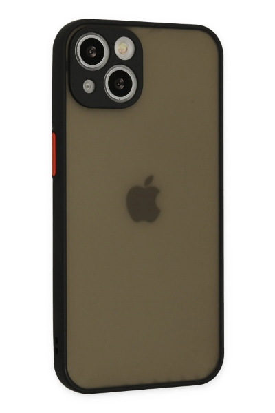 Newface iPhone 15 Plus Kılıf Montreal Silikon Kapak - Siyah resmi