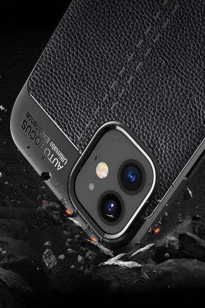 Newface iPhone 12 Mini Kılıf Auto Focus Kapak - Siyah resmi