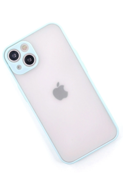 Newface iPhone 15 Plus Kılıf Montreal Silikon Kapak - Turkuaz resmi
