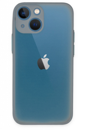 Newface iPhone 15 Plus Kılıf Montreal Silikon Kapak - Gri resmi