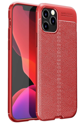 Newface iPhone 12 Pro Max Kılıf Auto Focus Kapak - Kırmızı resmi