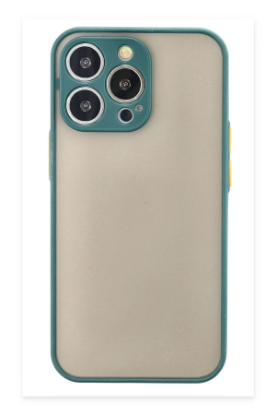 Newface iPhone 15 Pro Max Kılıf Montreal Silikon Kapak - Yeşil resmi