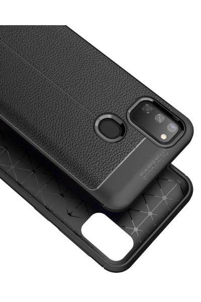 Newface Samsung Galaxy M30S Kılıf Auto Focus Kapak - Kırmızı resmi
