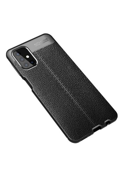 Newface Samsung Galaxy M31S Kılıf Auto Focus Kapak - Siyah resmi