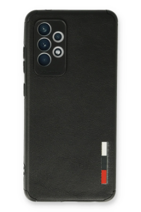 Newface Samsung Galaxy A23 4G Kılıf Loop Deri Silikon - Siyah resmi