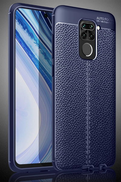 Newface Xiaomi Redmi Note 9 Kılıf Auto Focus Kapak - Lacivert resmi