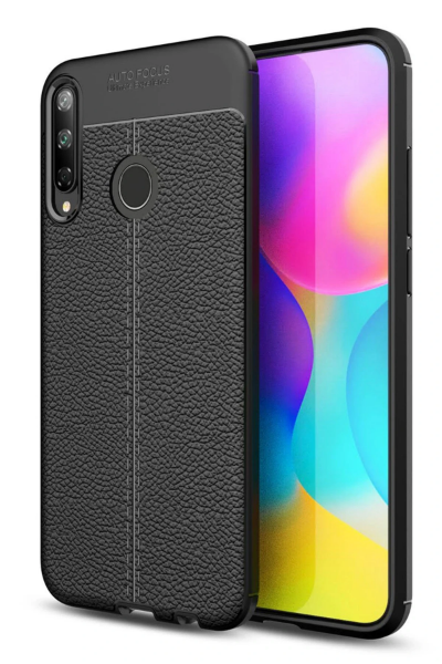 Newface Huawei P40 Lite E Kılıf Auto Focus Kapak - Siyah resmi