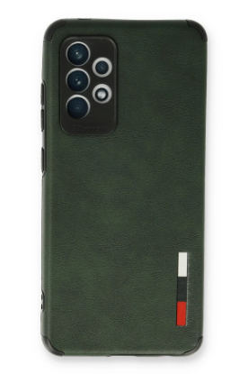 Newface Samsung Galaxy A53 5G Kılıf Loop Deri Silikon - Yeşil resmi