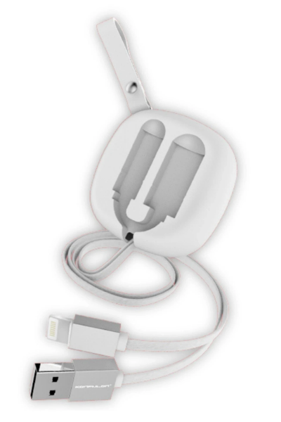Konfulon S80 Lightning Kablo iphone Uyumlu 20cm-1M 2A - Beyaz resmi