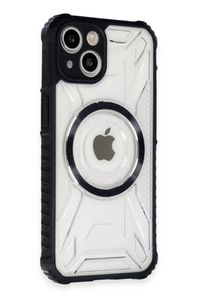 Newface iPhone 14 Kılıf Prag Magneticsafe Kapak - Siyah resmi