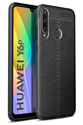 Newface Huawei Y6P Kılıf Auto Focus Kapak - Siyah resmi