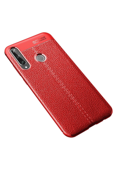Newface Huawei Y6P Kılıf Auto Focus Kapak - Kırmızı resmi