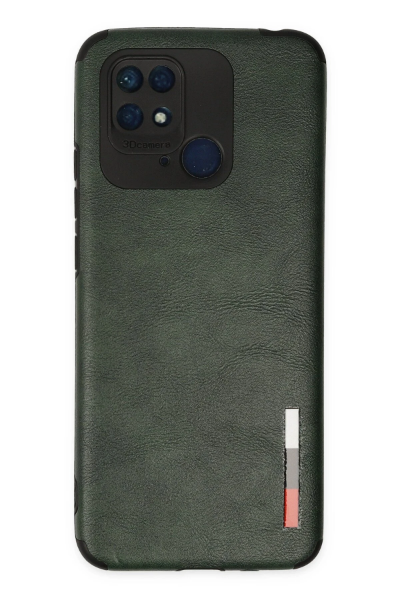 Newface Xiaomi Redmi 10C Kılıf Loop Deri Silikon - Yeşil resmi