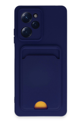 Newface Xiaomi Poco X5 Pro 5G Kılıf Kelvin Kartvizitli Silikon - Lacivert resmi