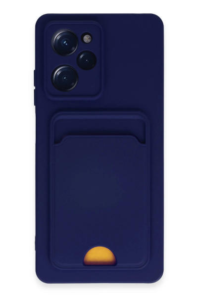 Newface Xiaomi Poco X5 Pro 5G Kılıf Kelvin Kartvizitli Silikon - Lacivert resmi