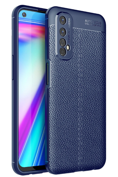 Newface Realme 7 Kılıf Auto Focus Kapak - Lacivert resmi