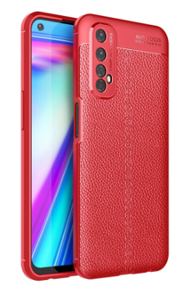 Newface Realme 7 Kılıf Auto Focus Kapak - Kırmızı resmi