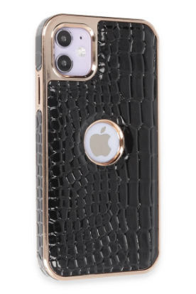 Newface iPhone 11 Kılıf Snake Kapak - Siyah resmi