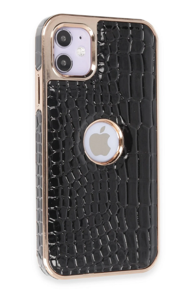 Newface iPhone 11 Kılıf Snake Kapak - Siyah resmi