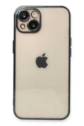 Newface iPhone 14 Plus Kılıf Razer Lensli Silikon - Siyah resmi