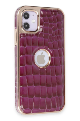 Newface iPhone 11 Kılıf Snake Kapak - Derin Mor resmi